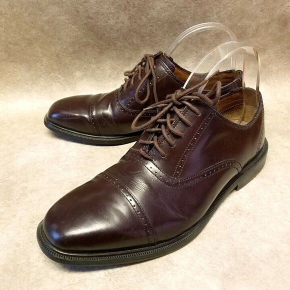 Rockport Mens Adiprene K71639 Size 8.5 Brown Lace Up Cap Toe Oxford Dress Shoes main image 6